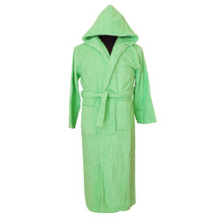 Халат за Юноши цвят Зелен